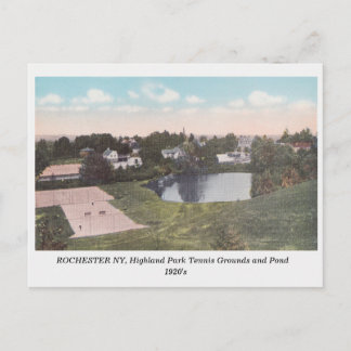 Postal vintage de Rochester NY, Highland Park View