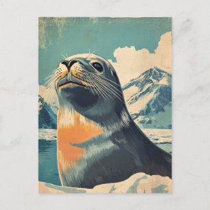 Postal Vintage de Sea Lion