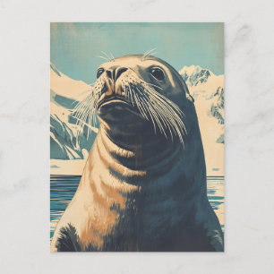 Postal Vintage de Sea Lion