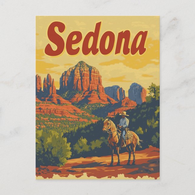 Postal Vintage de Sedona (Anverso)