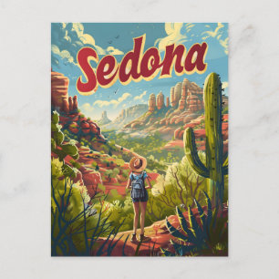 Postal Vintage de Sedona Arizona