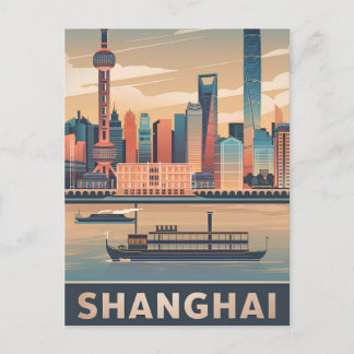 Postal Vintage de Shanghai