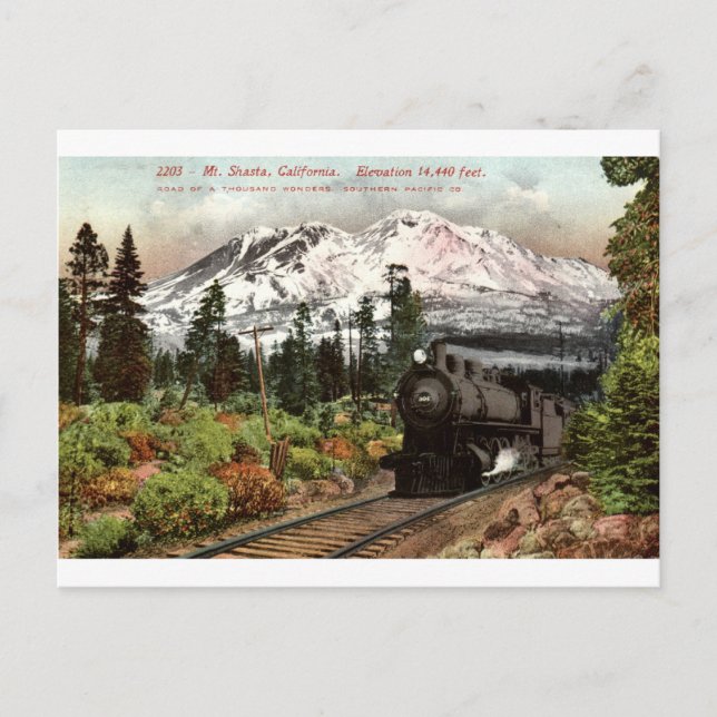 Postal Vintage de Southern Pacific (Anverso)