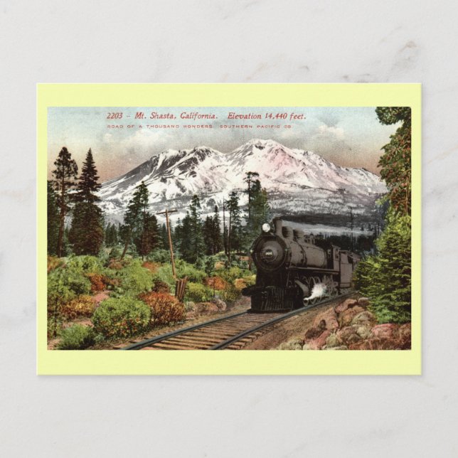 Postal Vintage de Southern Pacific (Anverso)