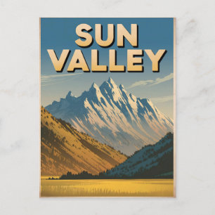 Postal Vintage de Sun Valley Idaho
