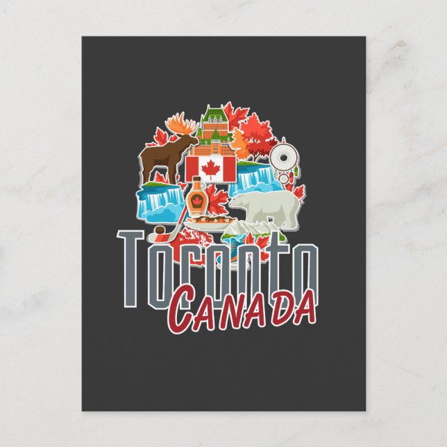 Postal Vintage de Toronto Canadá (Anverso)