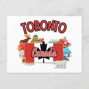 Postal Vintage de Toronto Canadá