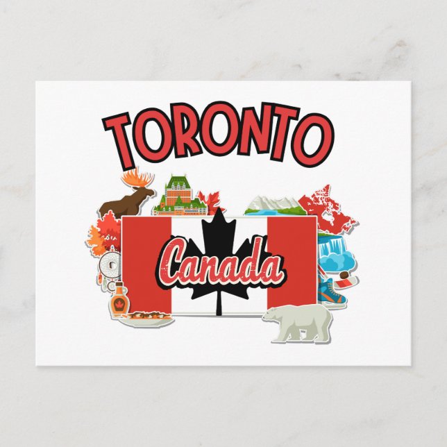 Postal Vintage de Toronto Canadá (Anverso)