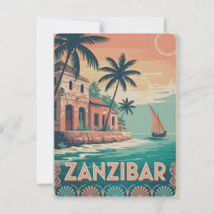 Postal Vintage de Zanzíbar