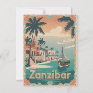 Postal Vintage de Zanzibar