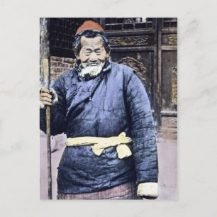 Postal Vintage del pastor japonés