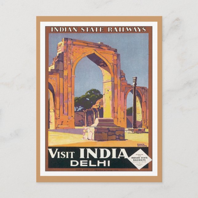 Postal Vintage Delhi (Anverso)