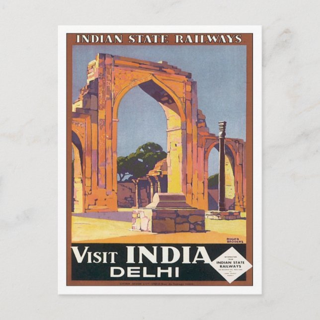 Postal Vintage Delhi (Anverso)