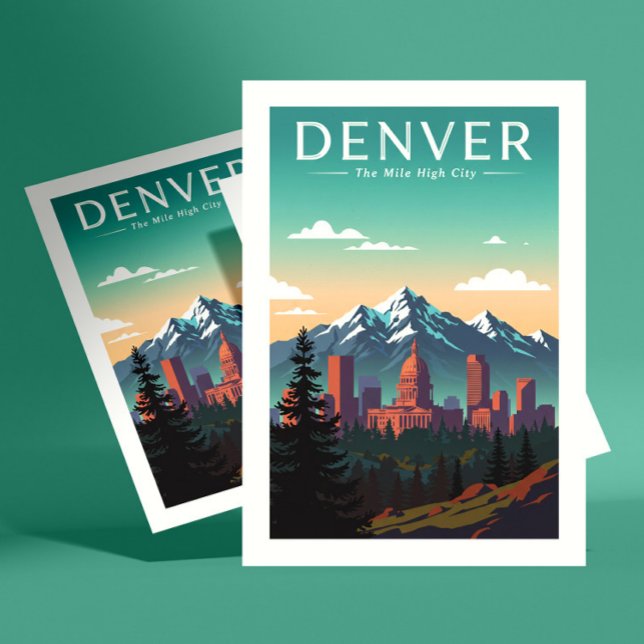 Postal Vintage Denver (Subido por el creador)