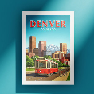 Postal Vintage Denver Colorado