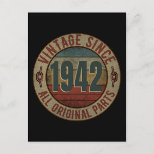 POSTAL VINTAGE DESDE 1942 TODAS LAS PARTES ORIGINALES