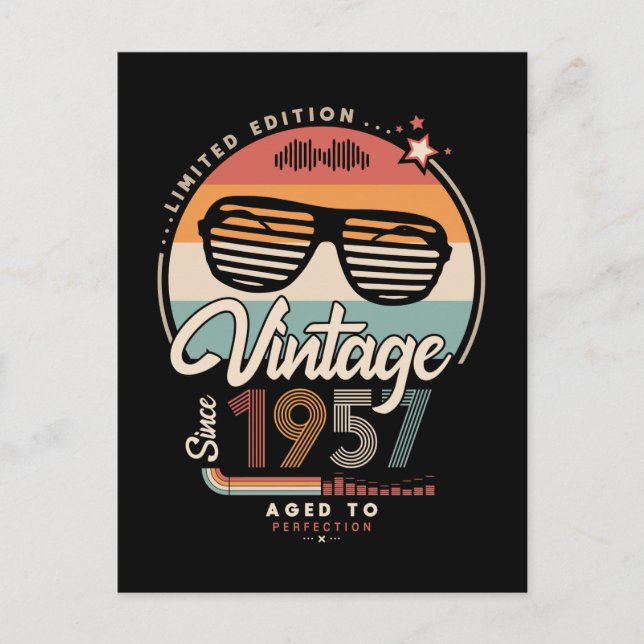 Postal Vintage desde 1957 (Anverso)