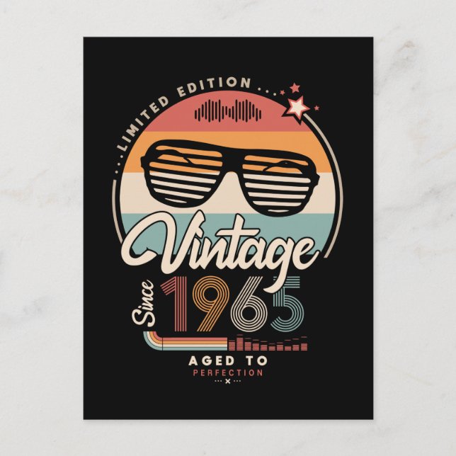 Postal Vintage desde 1965 (Anverso)