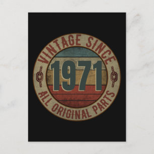 POSTAL VINTAGE DESDE 1971 TODAS LAS PIEZAS ORIGINALES.