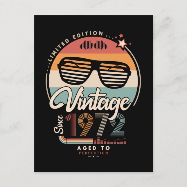 Postal Vintage desde 1972 (Anverso)