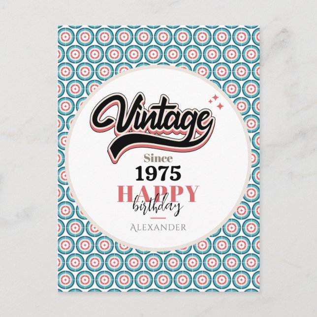 Postal Vintage desde 1975