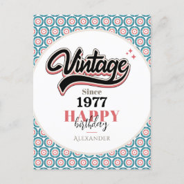 Postal Vintage desde 1977