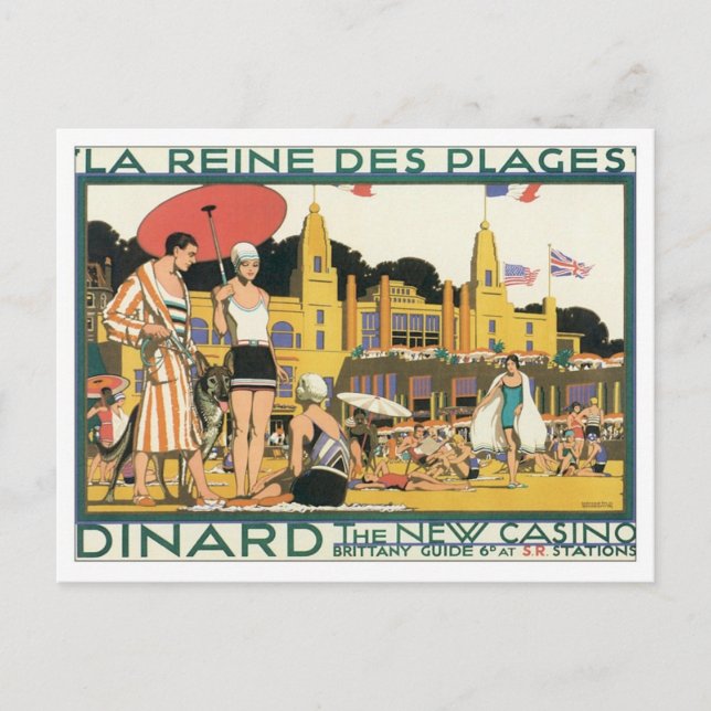Postal Vintage Dinard Holland (Anverso)