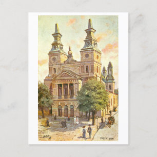 Postal Vintage Dom/Cathedral Posen Alemania