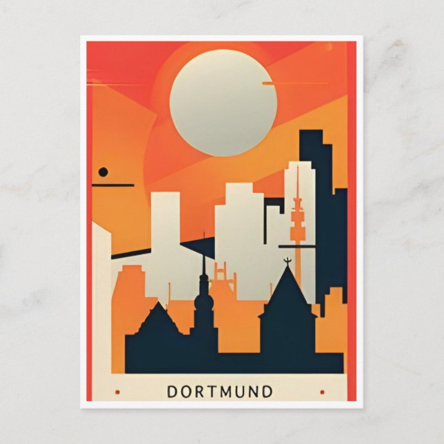 Postal vintage Dortmund Alemania Travel allemagne (Anverso)