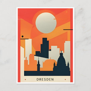 Postal vintage Dresden Germany Travel allemagne