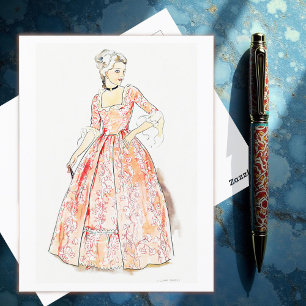 Postal Vintage dress de Lillian Causey