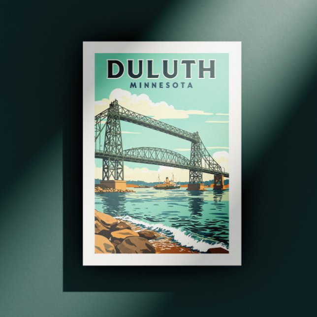 Postal Vintage Duluth Minnesota (Subido por el creador)