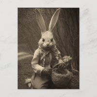 Vintage Easter Scary Bunny