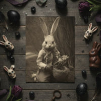 Vintage Easter Scary Bunny