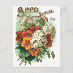 Postal Vintage Eastman's Seed Catalog Cover Art, 1897