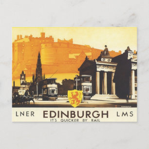 Postal Vintage Edinburgh LNER