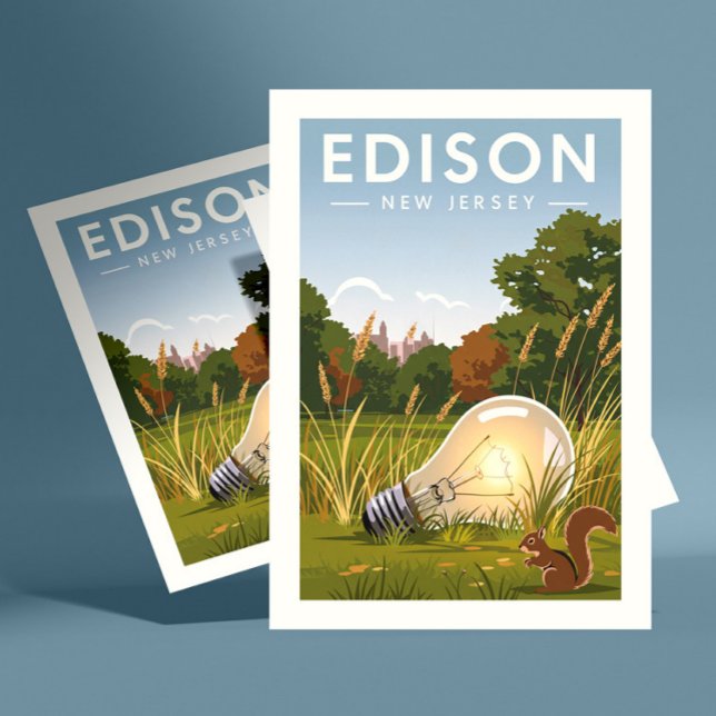 Postal Vintage Edison New Jersey (Subido por el creador)