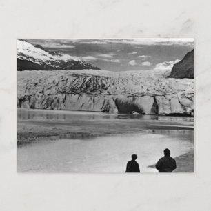 Postal Vintage EE. UU. Alaska glaciar Mendenhall Juneau