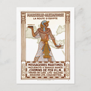 Postal Vintage Egipto Viajes