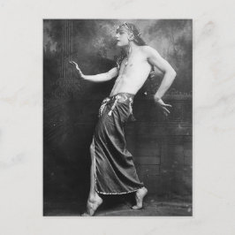 Postal Vintage Egyptian Slave Boy