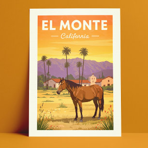 Postal Vintage El Monte California
