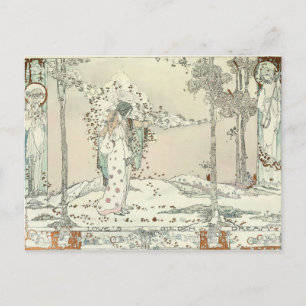 Postal Vintage "El sueño dorado del amor" de Jessie M. Ki