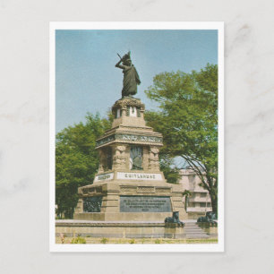 Postal Vintage El Último Emperador Azteca