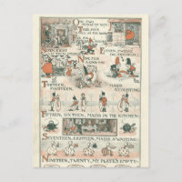 Vintage Ephemera Nursery Rhyme