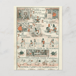 Postal Vintage Ephemera Nursery Rhyme