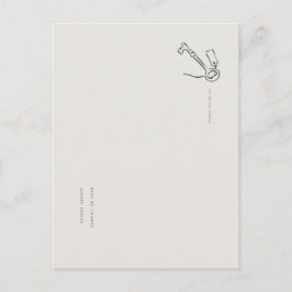 Postal Vintage Epistolary Aesthetic Sealed Key