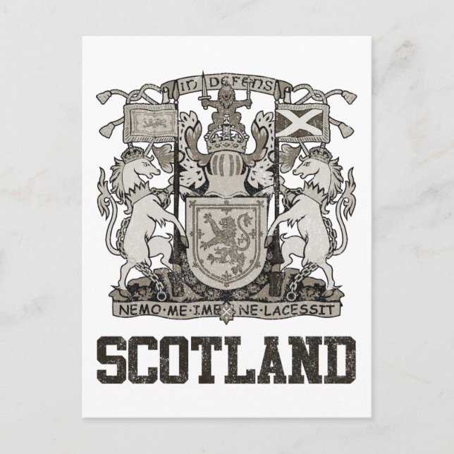 Postal Vintage Escocia (Anverso)