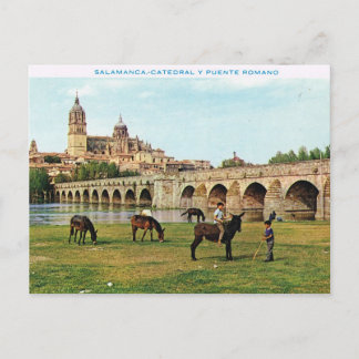 Postal Vintage España, Salamanca, catedral