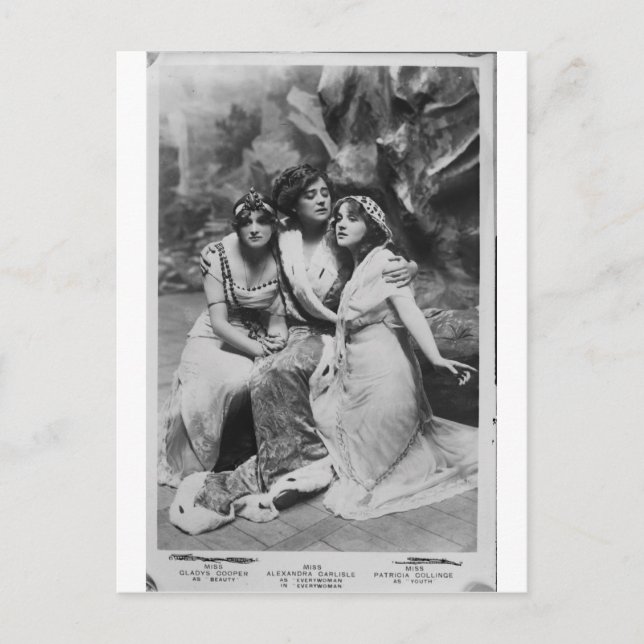 Postal Vintage Everywoman promocional (Anverso)