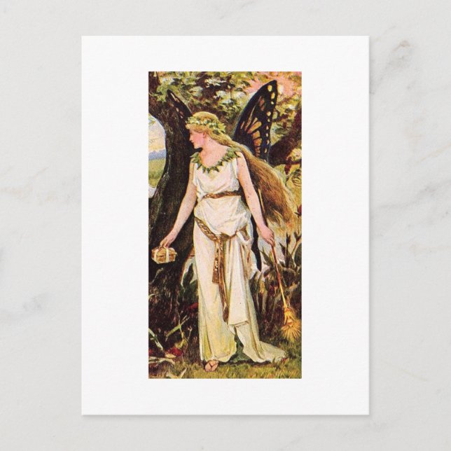 Postal Vintage Fairy (Anverso)